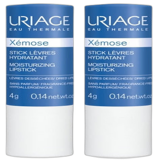 【Uriage】Baume à lèvres Xémose 4 g <0.14 oz> lot de 2 pièces