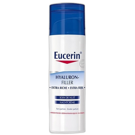 【Eucerin】Soin de Nuit Extra Riche Hyaluron-Filler 50 mL <1.7 fl oz>