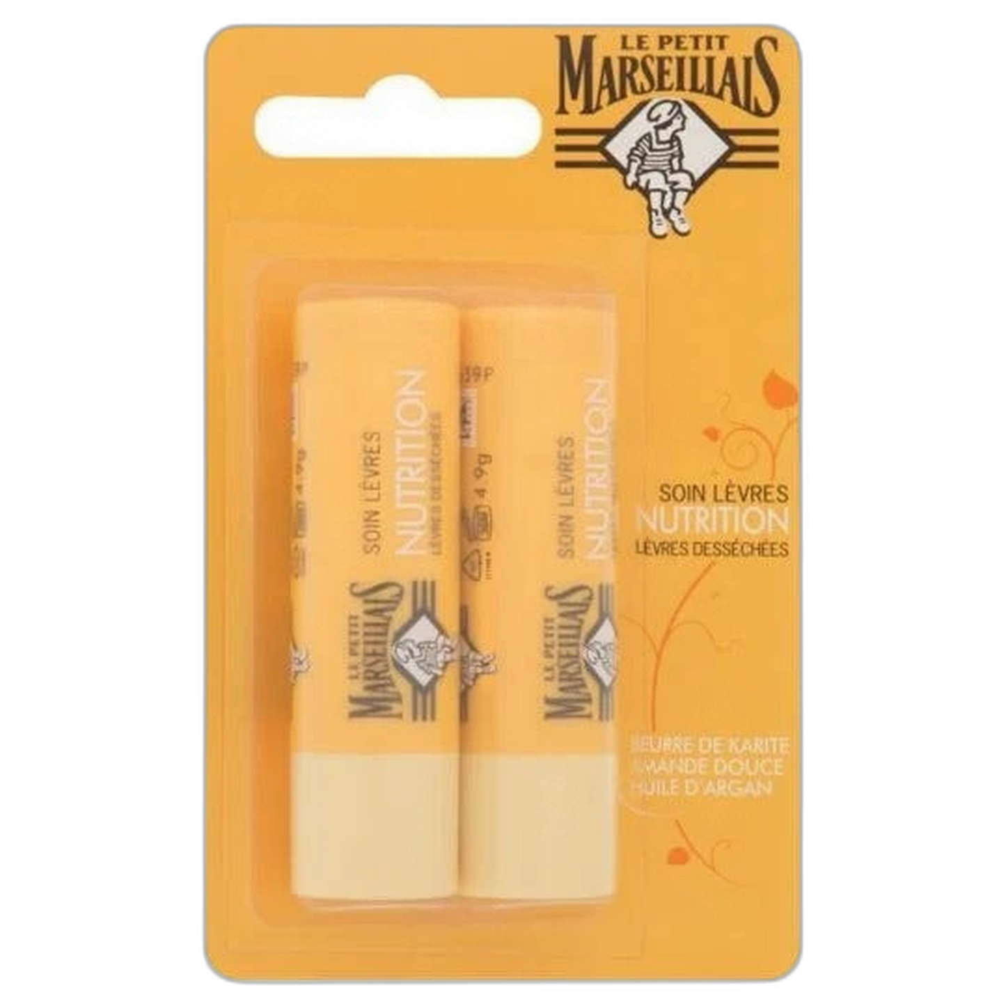 【Le Petit Marseillais】Le Petit Marseillais Lip Care Nutrition 4.9 g <3.53 oz> 2pc set