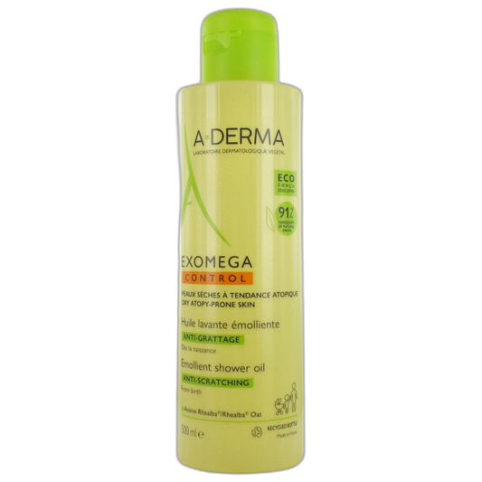 【A-DERMA】Exomega Control Emollient Cleansing Oil Anti-Scratching 500 mL <16.9 fl oz>