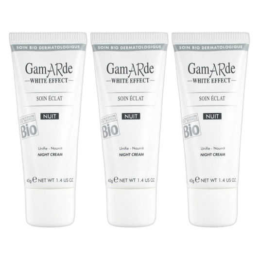 【GAMARDE】WHITE EFFECT SOIN ECLAT NUIT 40ml <1.4 fl oz> 3pc