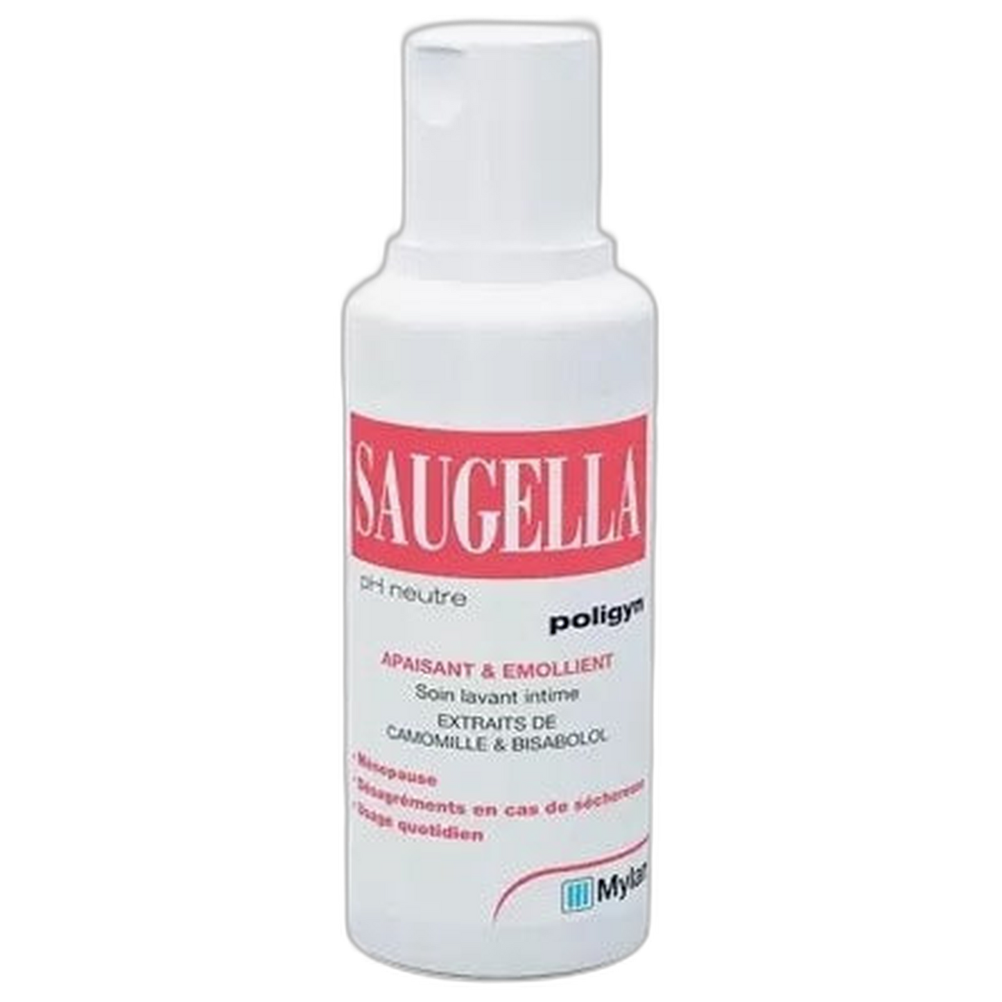 【Saugella】Gel Lavant Intime Apaisant et Émollient 250 mL <8.5 fl oz>