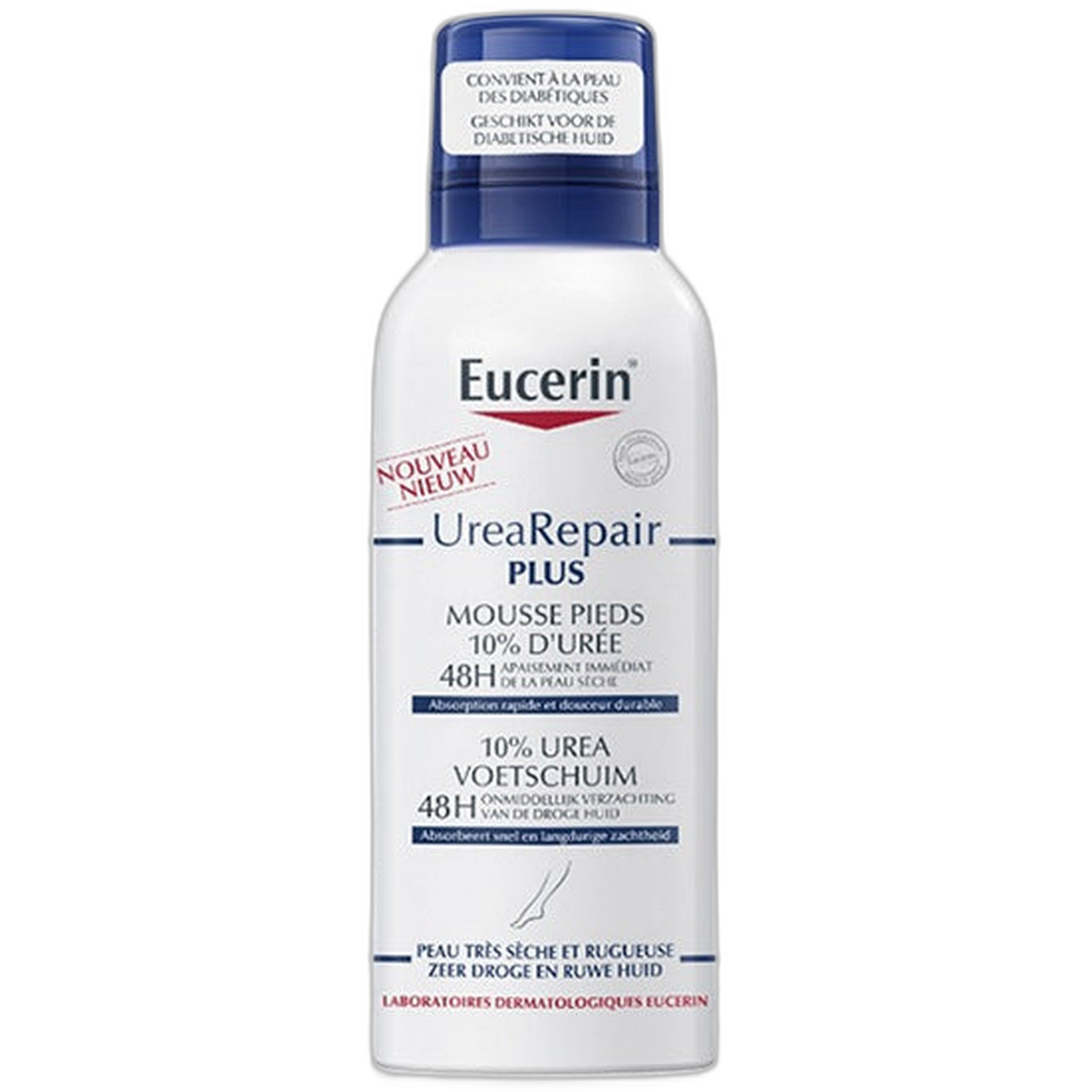 【Eucerin】Mousse UreaRepair Plus pour Pieds 10% Durée 150 mL <5.1 fl oz>