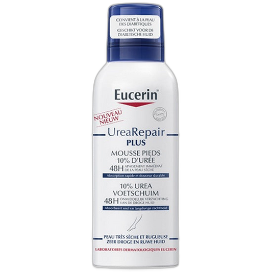 【Eucerin】Mousse UreaRepair Plus pour Pieds 10% Durée 150 mL <5.1 fl oz>