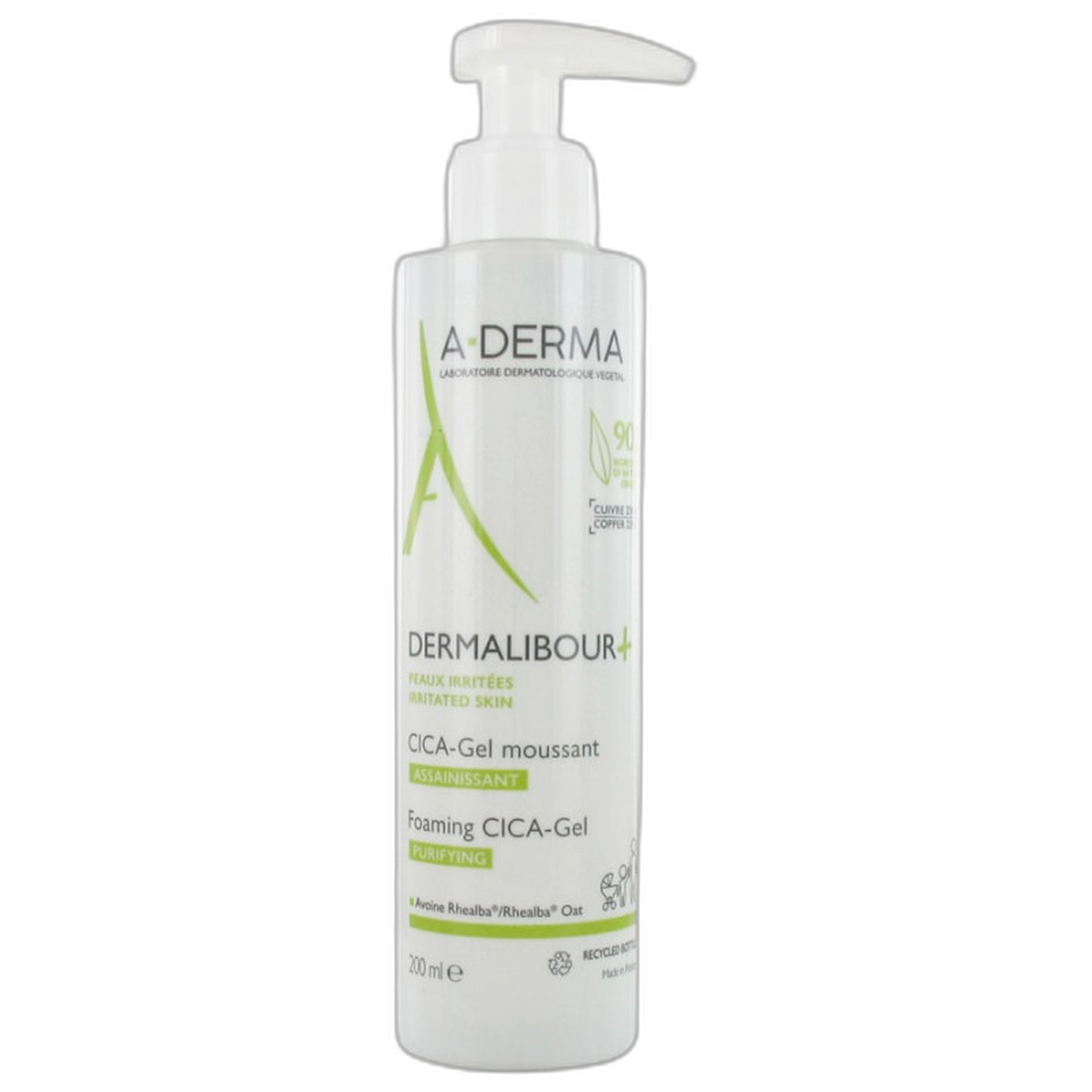 【A-DERMA】Dermalibour+ Cica-Foaming Gel 200 mL <6.8 fl oz>
