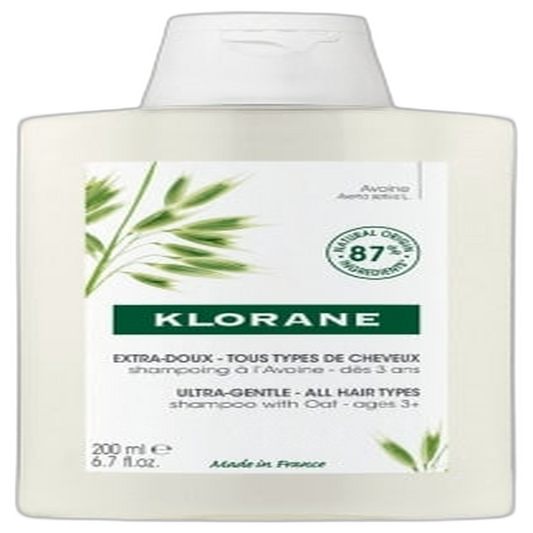 【Klorane】Shampoing Extra-Doux au Lait d'Avoine 200 mL <6.8 fl oz>