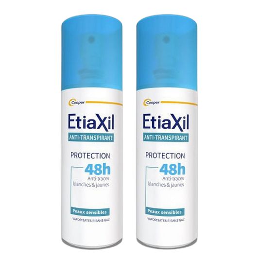 【Etiaxil】DEODRANT ANTI-TRANSPIRANT SPRAY 48H SANS GAS  100ml <3.4 fl oz> 2pc