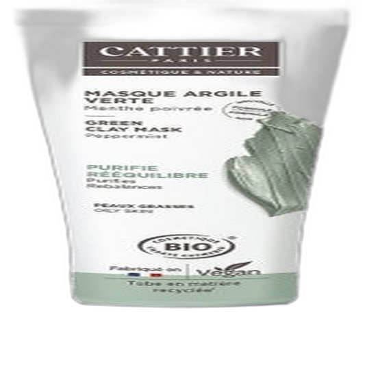 【Cattier】Masque à l'Argile Verte 100 mL <3.4 fl oz>