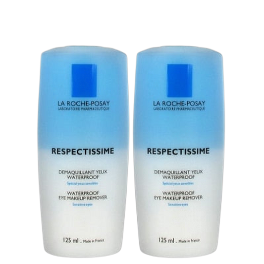 【LA ROCHE POSAY】RESPECTISSIME DEMAQUILLANT YEUX WATERPROOF 125ml <4.23 fl oz> 2pc