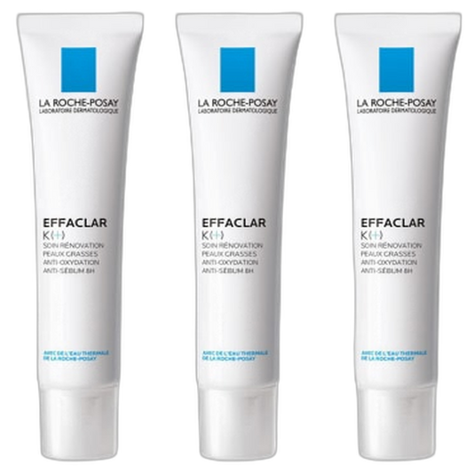 【La Roche-Posay】Effaclar K(+) 40 mL <1,4 fl oz> Ensemble de 3 pièces