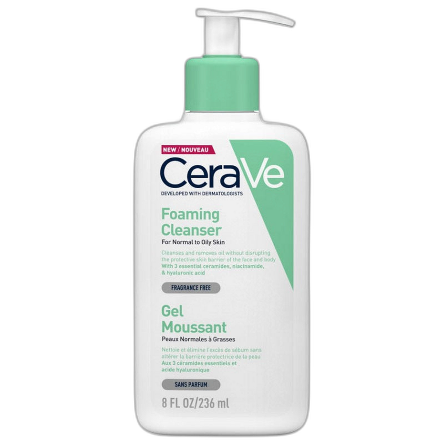 【CeraVe】泡沫洁面乳 236 mL <8.0 fl oz>