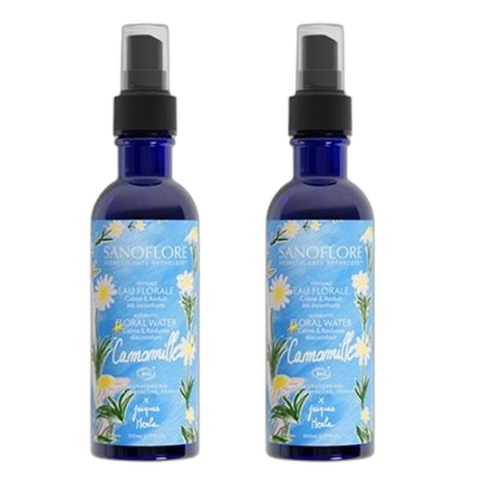 【Sanoflore】Véritable Eau Florale de Camomille 200 mL <6.8 fl oz> Ensemble de 2 pièces