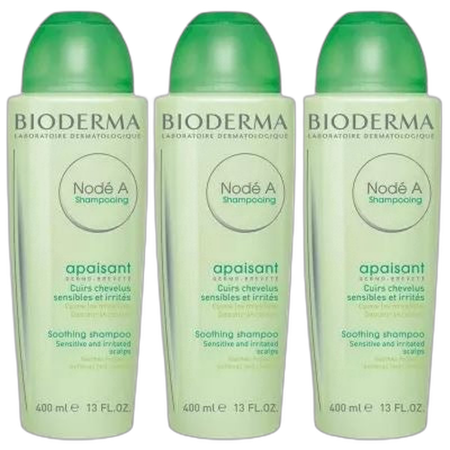【Bioderma】Shampoing Node A 400 mL <13.53 fl oz> 3 pièces Set