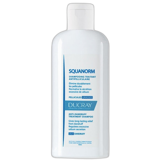 【Ducray】Shampoing Traitement Anti-Pelliculaire Squanorm pour Pellicules Grasses 200 mL <6.8 fl oz>