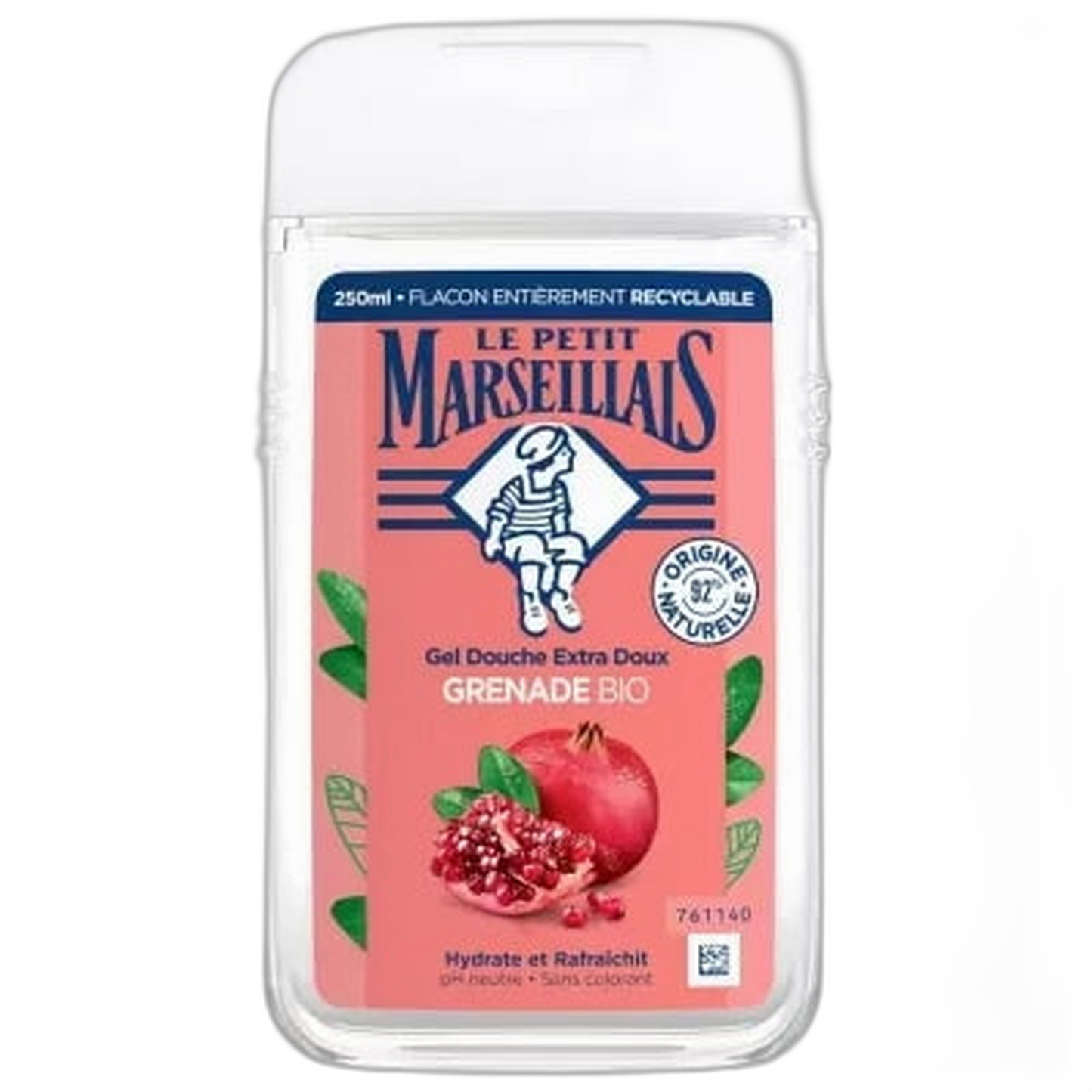 【Le Petit Marseillais】エクストラジェントル ザクロ オーガニック 地中海シャワージェル 250 mL <8.5 fl oz>