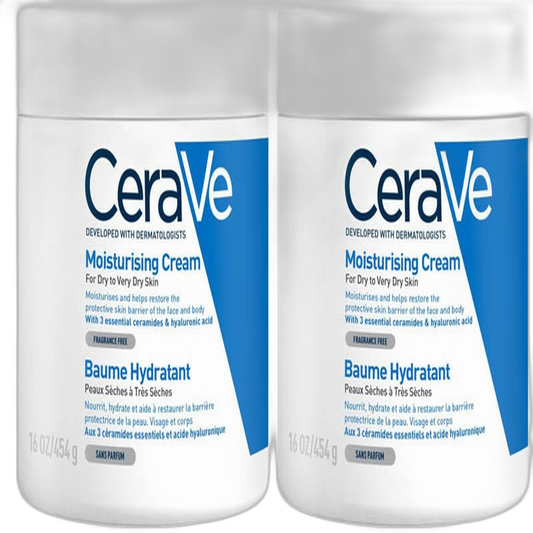 【CeraVe】Crème Hydratante 454 mL <15.4 fl oz> Ensemble de 2 pièces