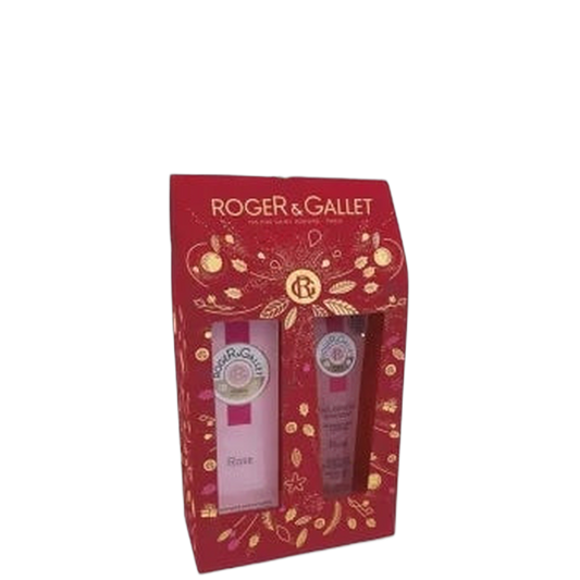 【ROGER & GALLET】ROSE PERFUME WATER 30ml <1 fl oz>  & SHOWER GEL 50ml <1.7 fl oz>  Set