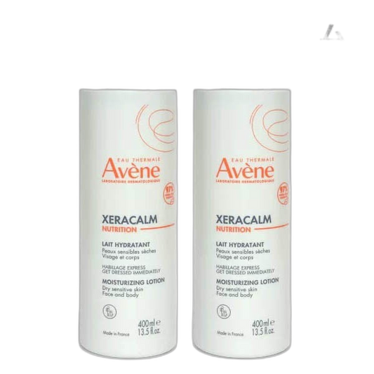 【Avène】Lait Hydratant Xeracalm Nutrition 400 mL <13.5 fl oz> ensemble de 2 pièces