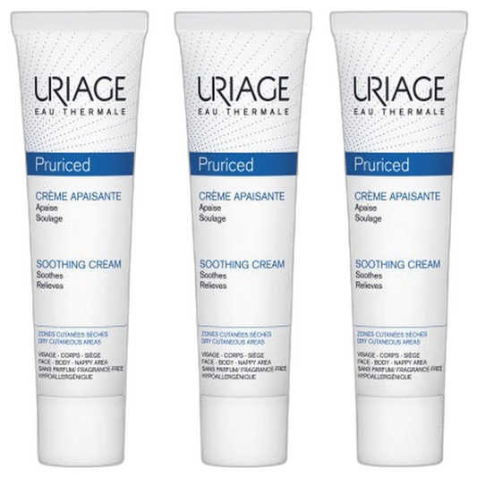 【Uriage】Pruriced Cream 100 mL <3.4 fl oz> 3pc Set