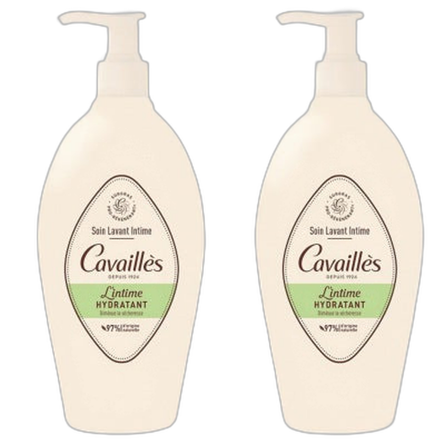 【Rogé Cavaillès】Soin Hydratant Intime Spécial Sécheresse 500 mL <16.9 fl oz> 2 pièces