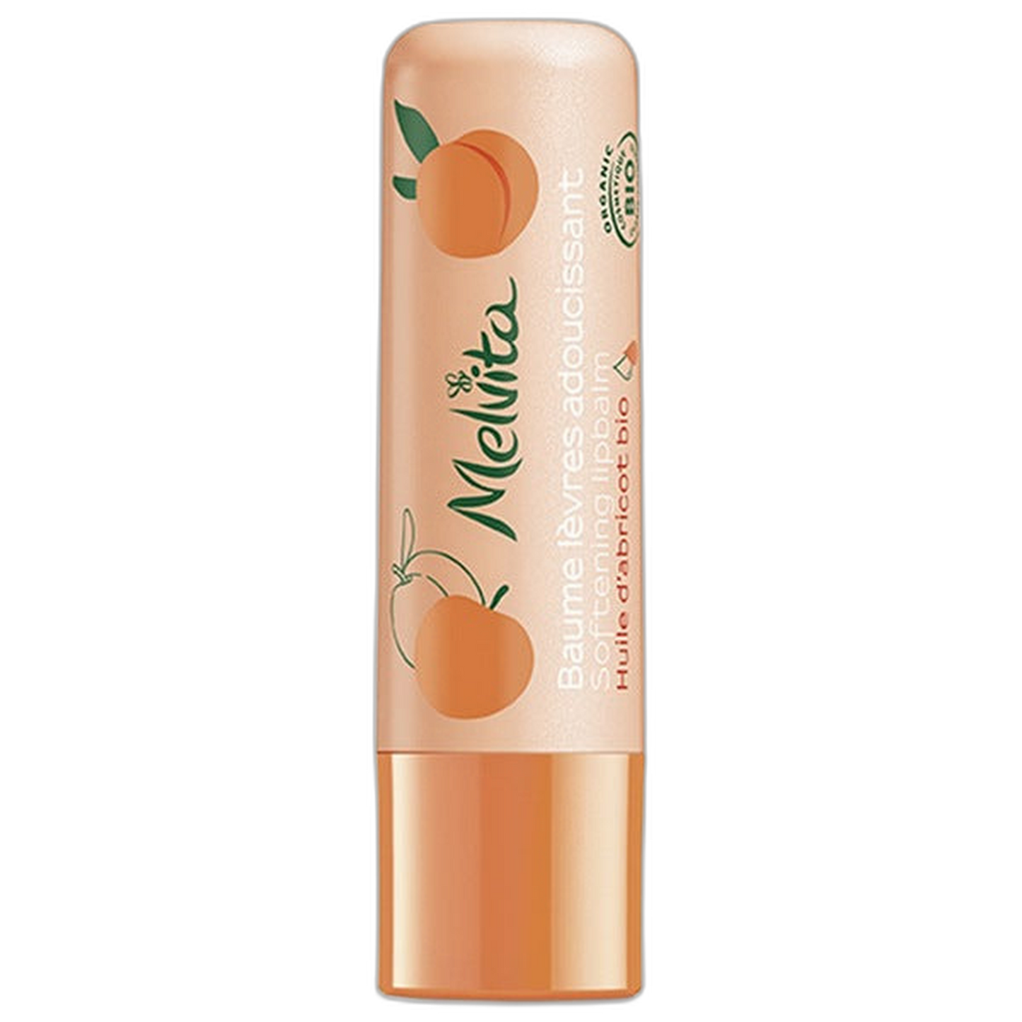 【Melvita】Softening Organic Apricot Lip Balm 4.5 g <0.16 oz>
