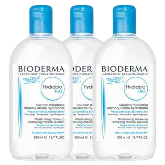 【BIODERMA】 HYDRABIO H2O 500ml <16.9 fl oz> 3pc