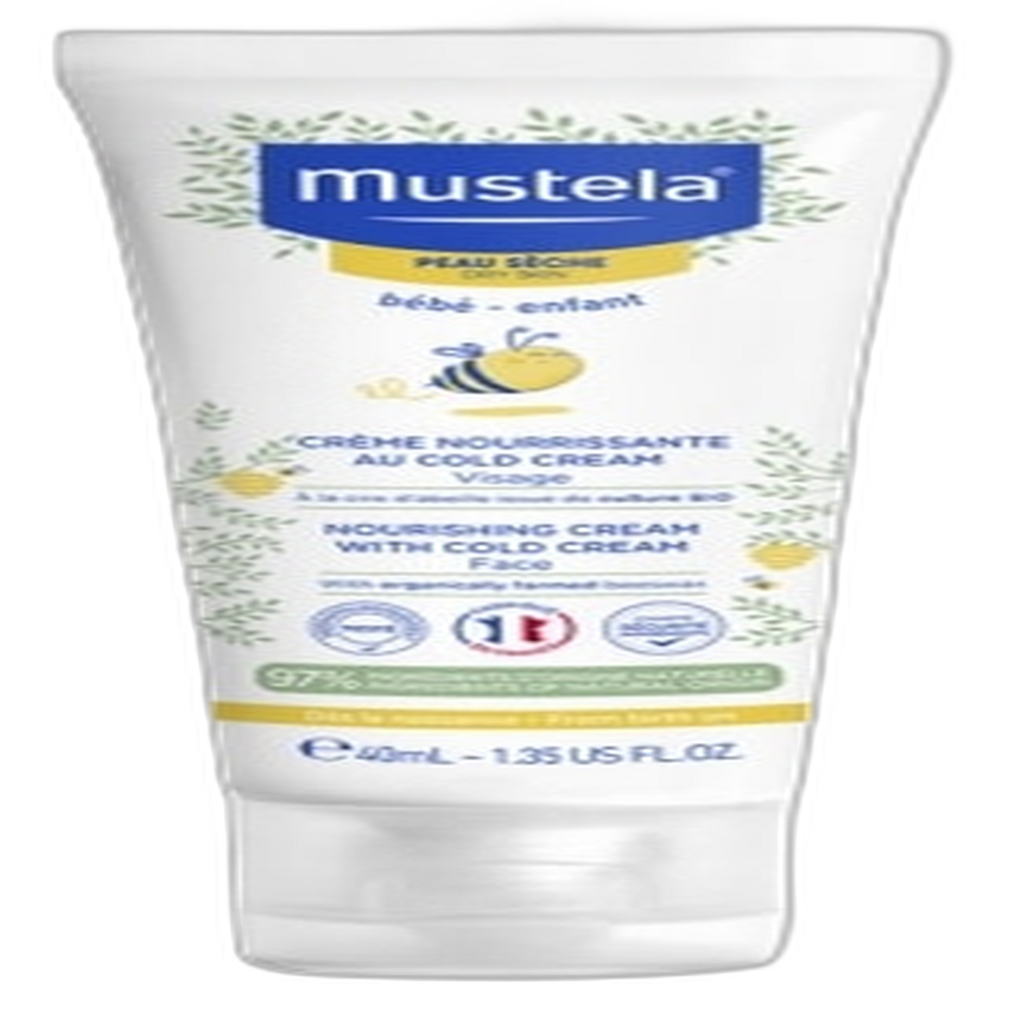 【Mustela】Crème nourrissante avec Cold Cream 40 mL <1.4 fl oz>