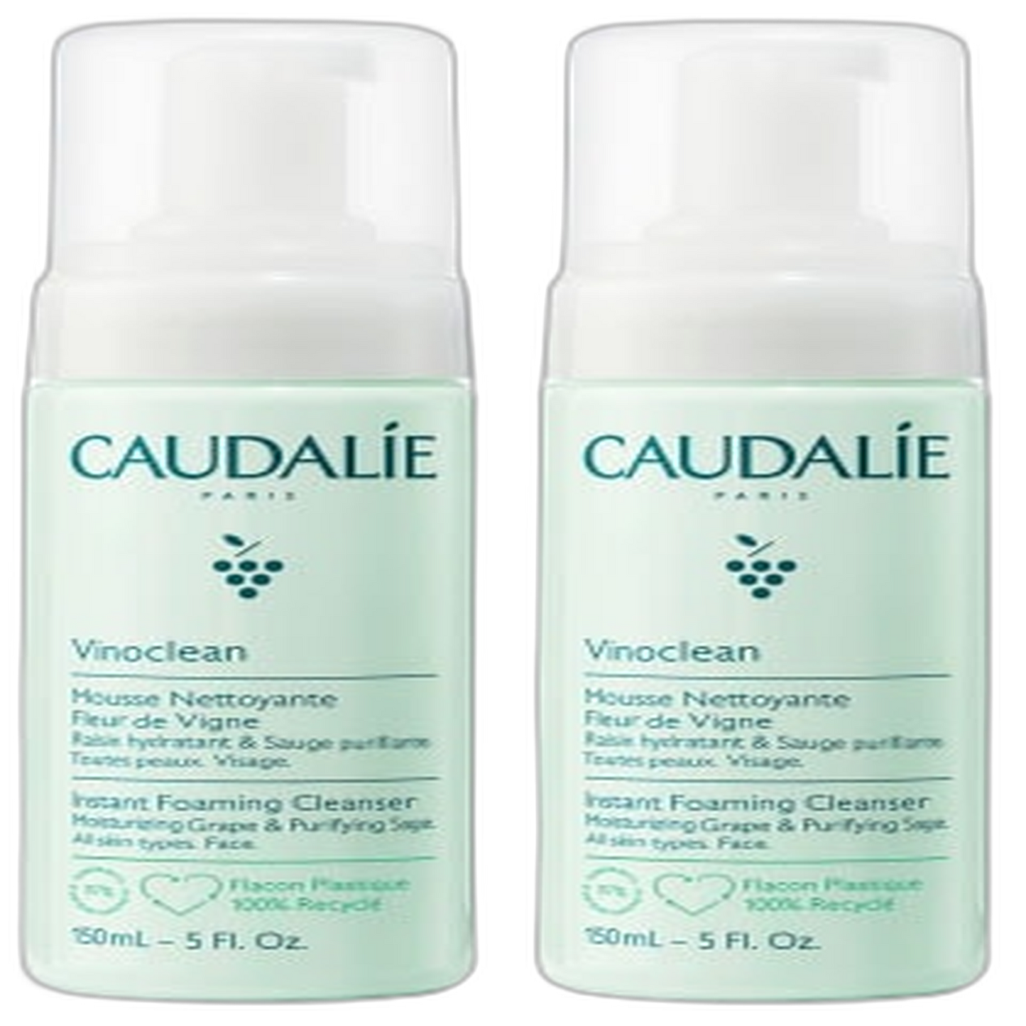 【Caudalie】Vionclean Cleansing Mousse 150 mL <5.1 fl oz> 2pc Set