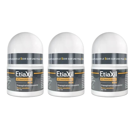 【Etiaxil】DETRANSPIRANT MEN SENSITIVE SKIN ROLL‑ON 15ml <0.5 fl oz> 3pc