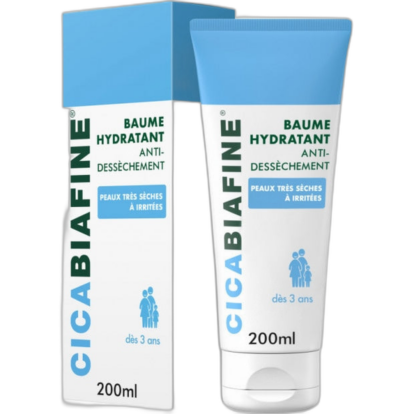 【Biafine】Baume Hydratant Anti-Séchage Cicabiafine 200 mL <6.8 fl oz>