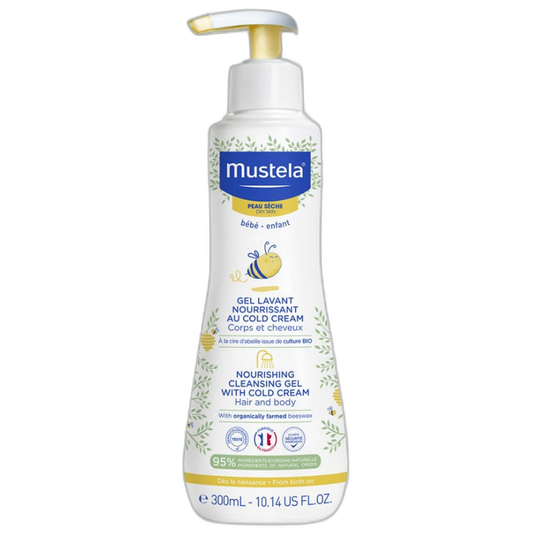 【Mustela】Gel Nettoyant Crème Cold Cream Nourrissant 300 mL <10.1 fl oz>