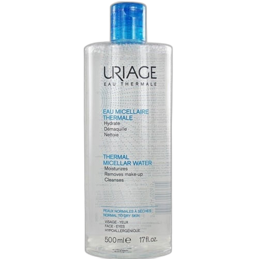 【Uriage】Eau Micellaire Thermale Hydratante Nettoie et Élimine le Maquillage 500 mL <16.9 fl oz>