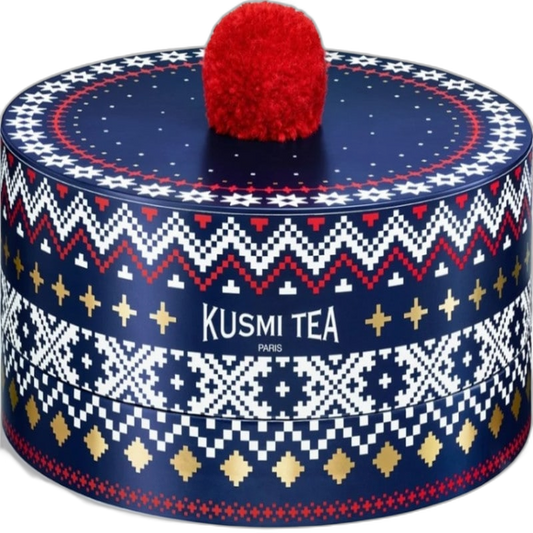 【Kusmi Tea】Dark Blue Tea Bag Gift Set With Red Bonbon (Limited Edition)