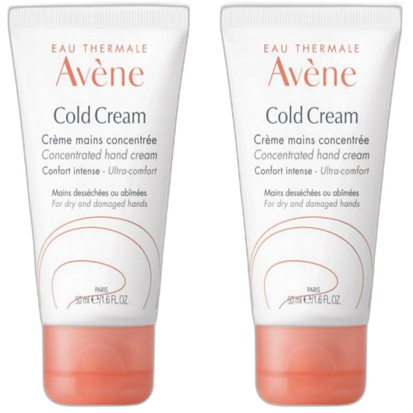 【Avène】Crème Cold Cream pour les Mains 50 mL <1.7 fl oz> ensemble de 2 pièces