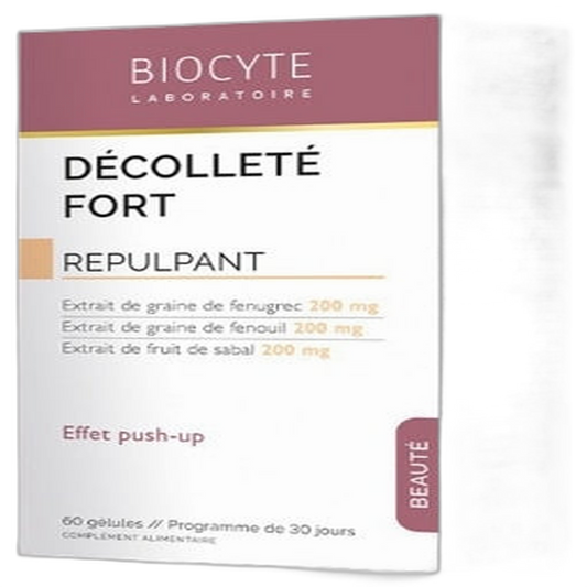 【BIOCYTE】Decolleté Fort Beauté Repulpée 60 Gelules