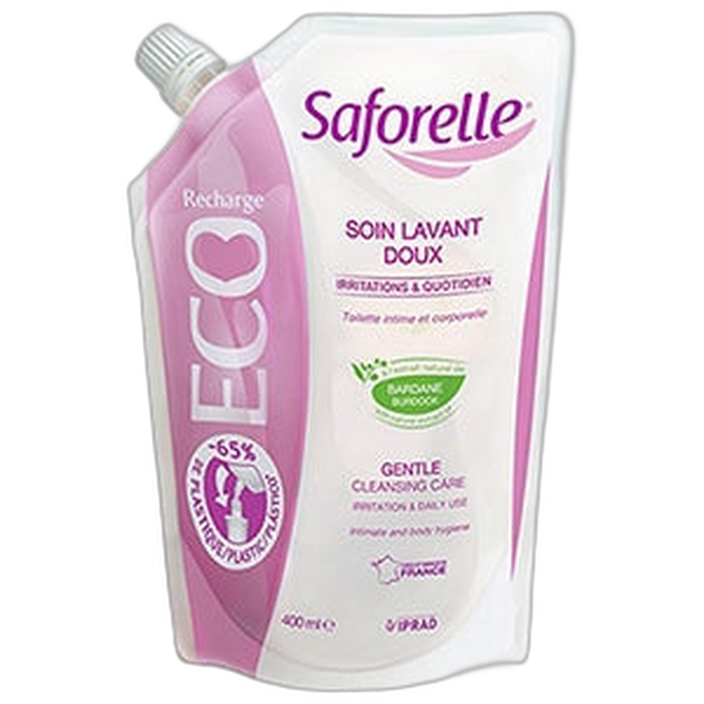 【Saforelle】Recharge de Soin Nettoyant Doux 400 mL <13.5 fl oz>