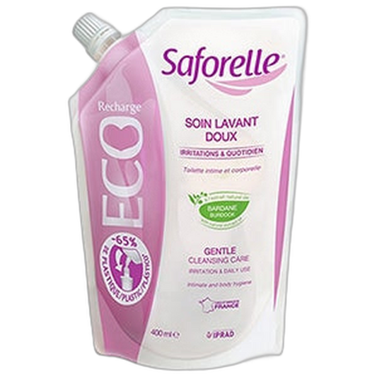 【Saforelle】Gentle Cleansing Care Refill 400 mL <13.5 fl oz>
