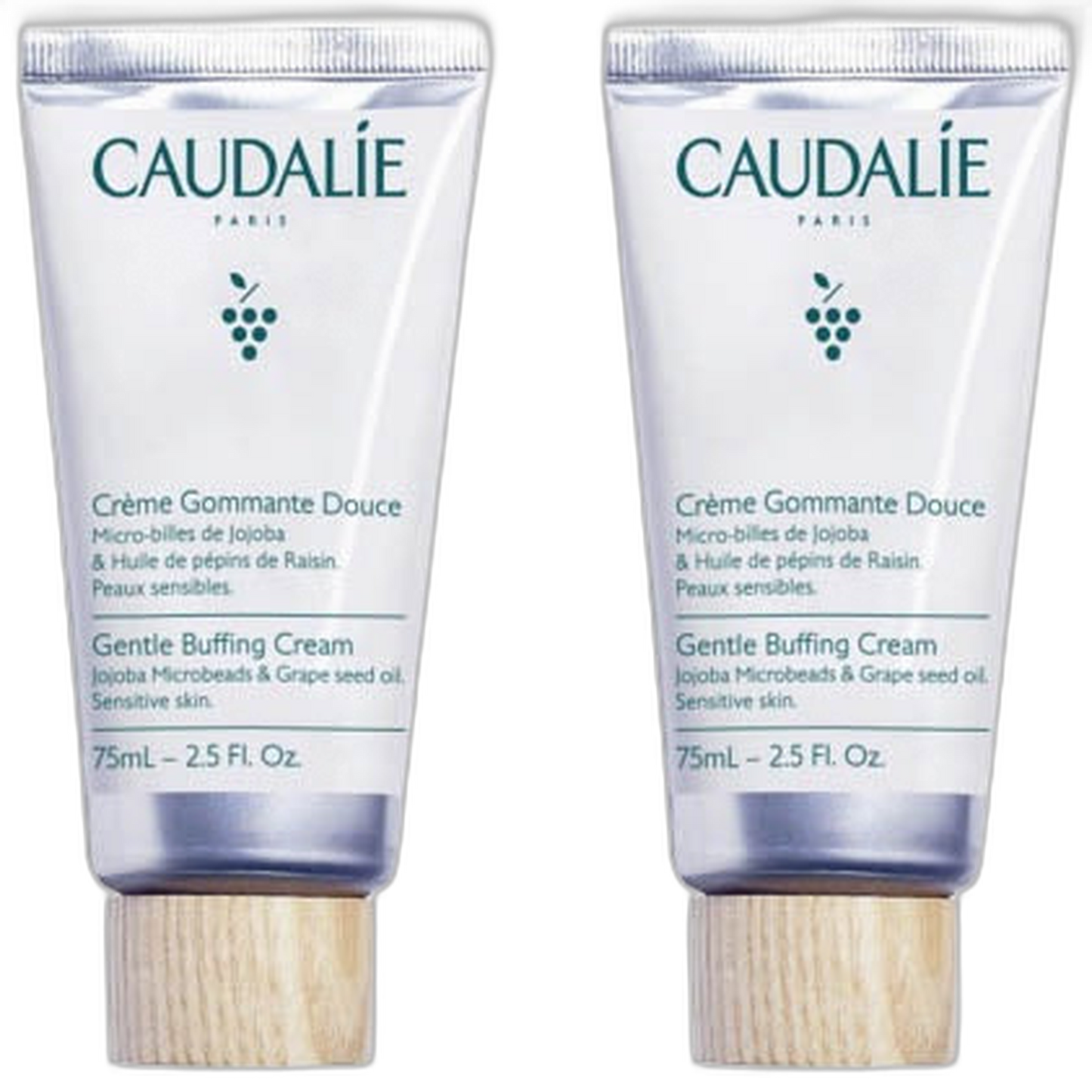 【Caudalie】VinoClean Soft Exfoliating Cream 75 mL <2.5 fl oz> 2pc set