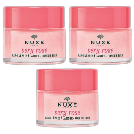 【NUXE】Very Rose Hydrating Lip Balm 15 g <0.53 oz> 3pc set
