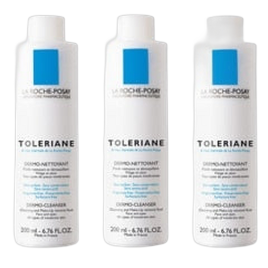 【LA ROCHE POSAY】TOLERIANE DERMO-NETTOYANT 200ml <6.76 fl oz> 3pc set