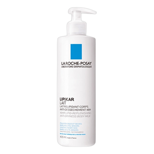 【LA ROCHE POSAY】LIPIKAR LAIT RELIPIDANT CORPS ANTI-DESSECHEMENT 48ｈ400ml <13.53 fl oz>
