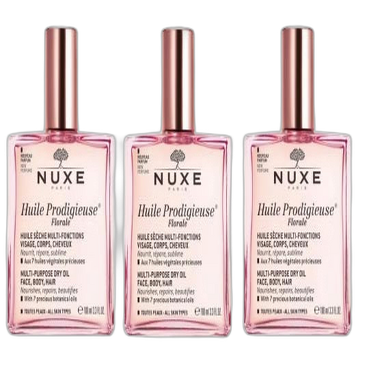 【NUXE】Huile Prodigieuse Florale 100 mL <3.4 fl oz> 3pc Set