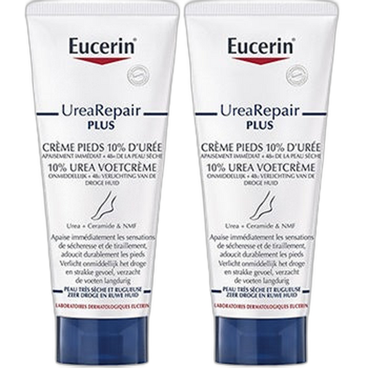 【Eucerin】Crème pour Pieds UreaRepair Plus 10% Urée 100 mL <3.4 fl oz> ensemble de 2 pièces