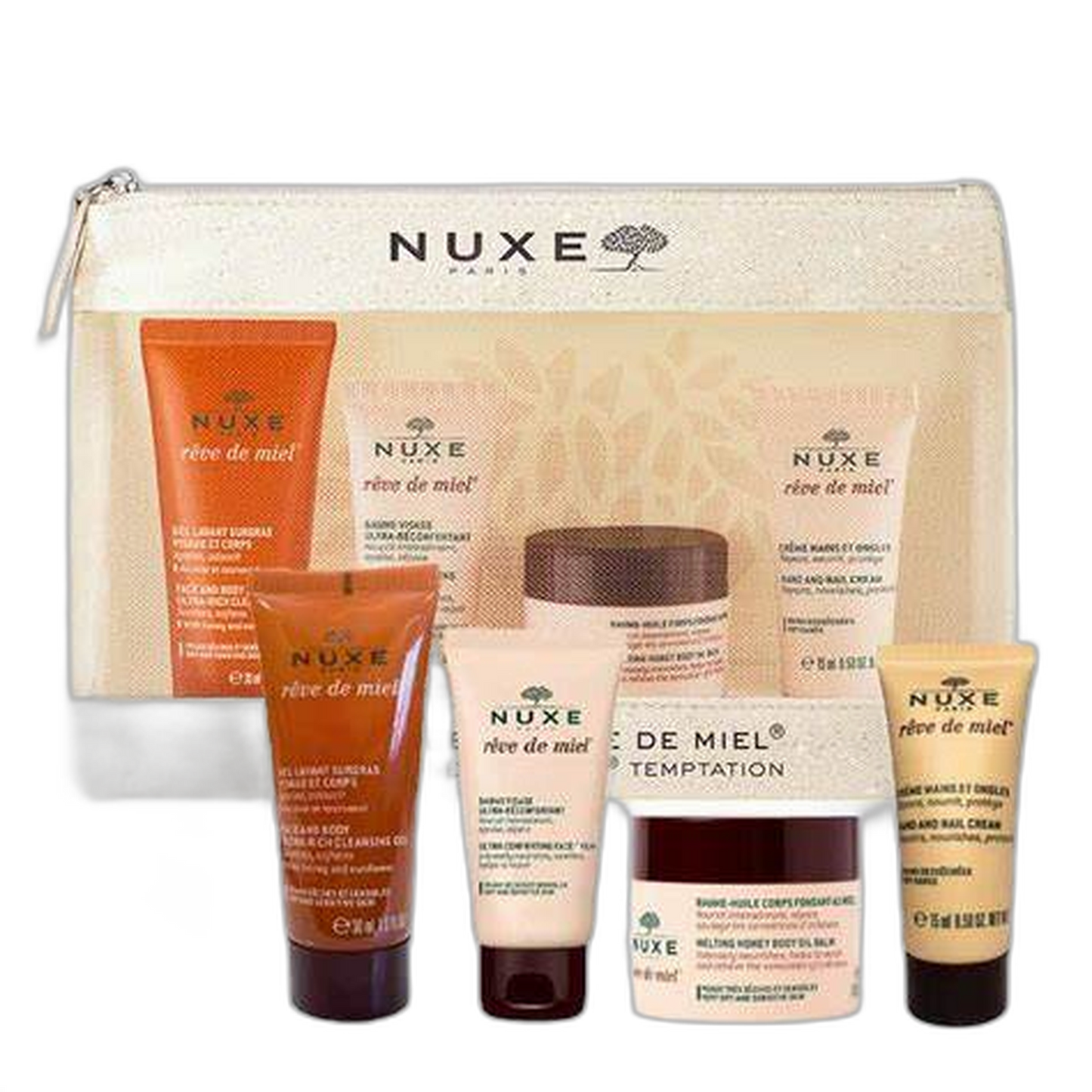 【NUXE】蜂蜜梦旅行发现套装（4件产品）