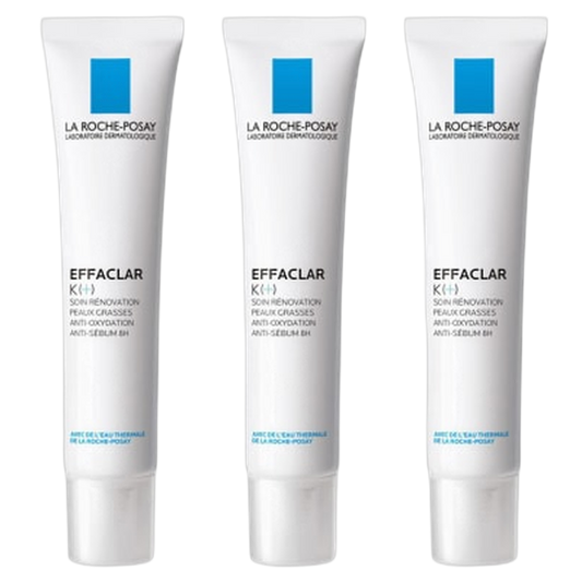 【LA ROCHE POSAY】EFFACLAR K(+) 40ml <1.35 fl oz> 3pc set