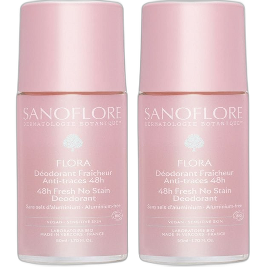 【Sanoflore】Deodorant 48H 50 mL <1.7 fl oz> 2pc Set