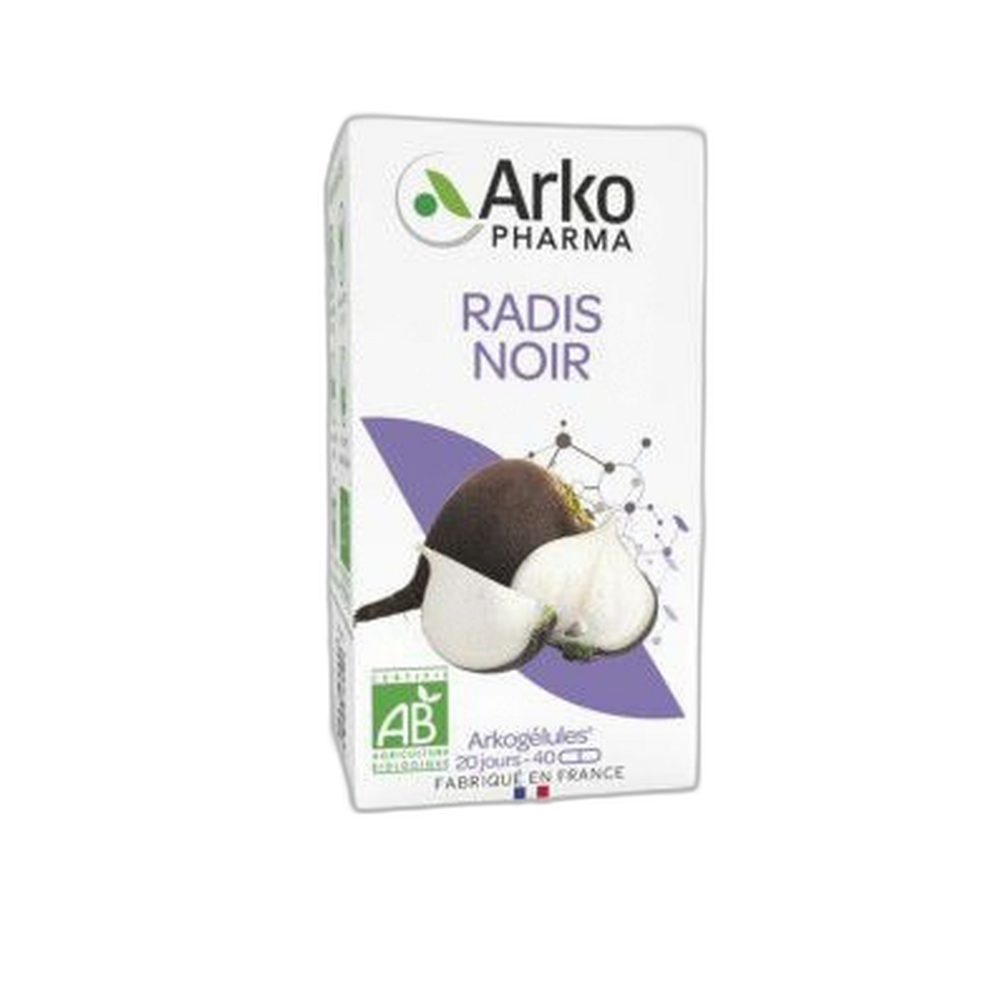 【Arkopharma】Arkogelules Black Radish 40 Capsules