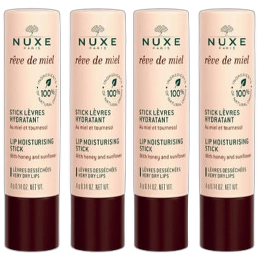 【NUXE】Rêve De Miel Hydrating Lip Stick 4 g <0.14 oz> 4pc set