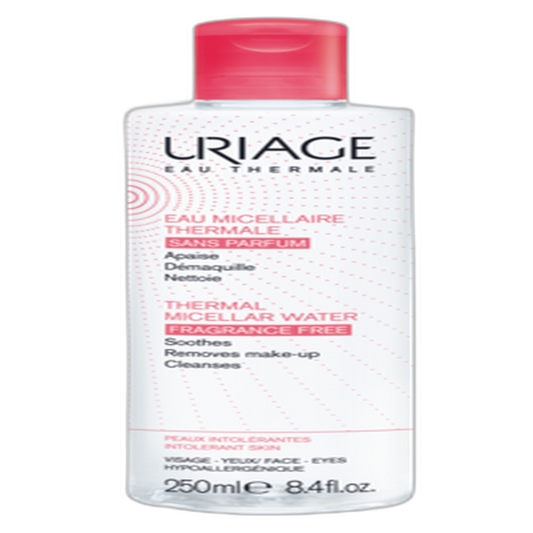 【Uriage】Eau Micellaire Thermale Hydratante Démaquillante (Peau Sensible Rougeurs) 250 mL <8.5 fl oz>