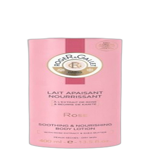 【Roger & Gallet】Lait Nourrissant Apaisant Fleur De Rose 400 mL <13.5 fl oz>
